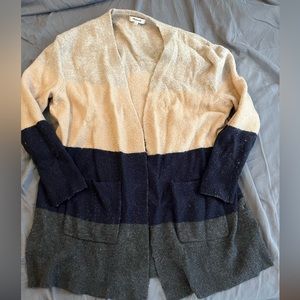 Madewell tunic length sweater, size medium